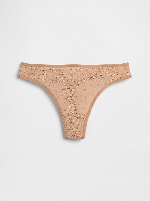 Image number 3 showing, Lace Thong