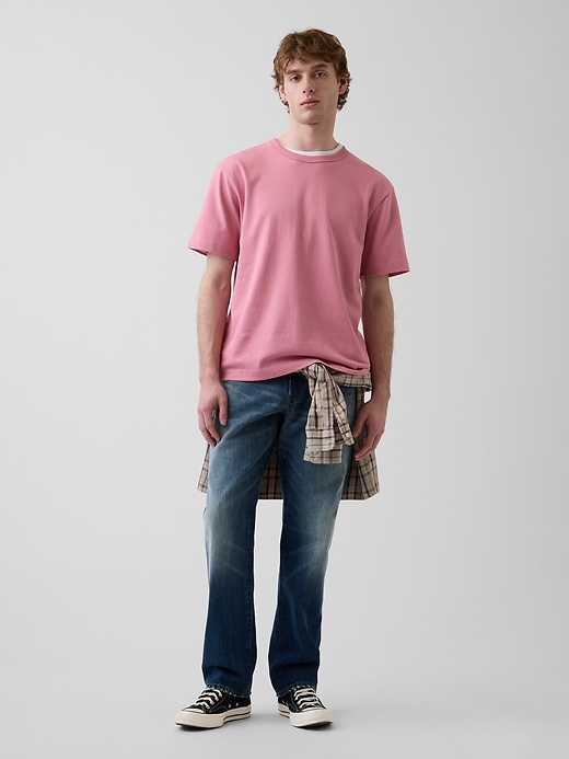 L'image numéro 2 présente T-shirt décontracté en tissu épais pour Adulte