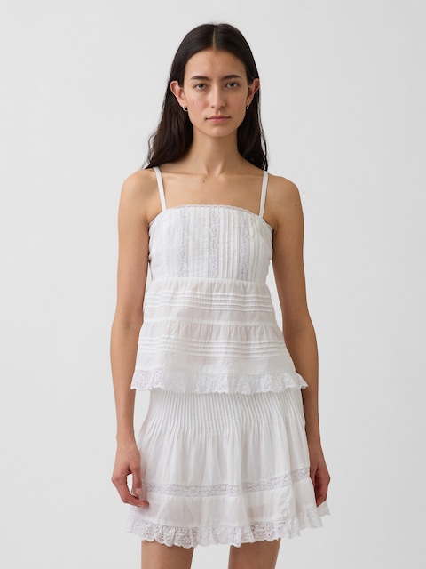 CAMISOLE À BORDURE EN DENTELLE
