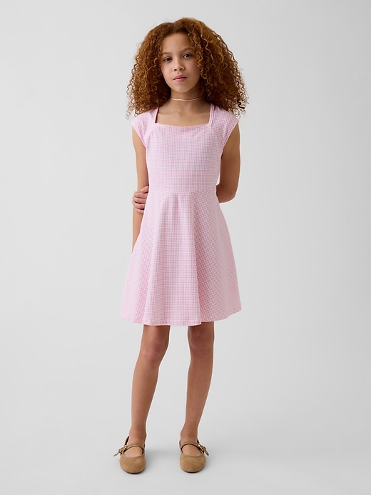 Image number 1 showing, Kids Jersey Square-Neck Dress