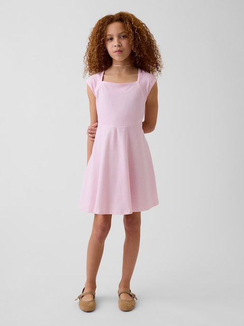 Kids Jersey Square-Neck Dress
