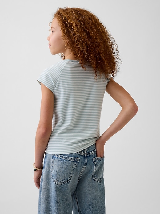 L'image numéro 3 présente T-shirt à encolure carrée pour Enfant