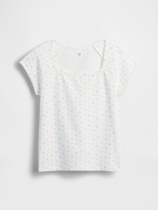 L'image numéro 2 présente T-shirt à encolure carrée pour Enfant