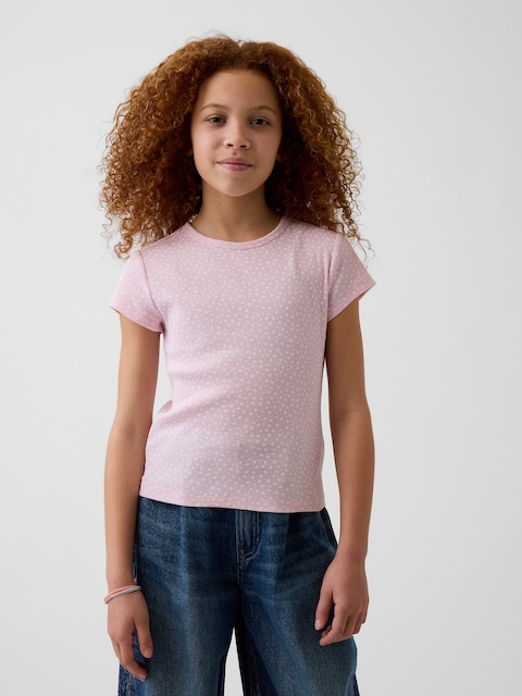 T-SHIRT CÔTELÉ POUR ENFANT
