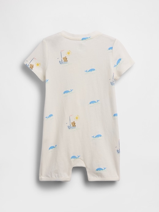 Image number 2 showing, Baby First Favorites Organic Cotton Shorty One-Piece