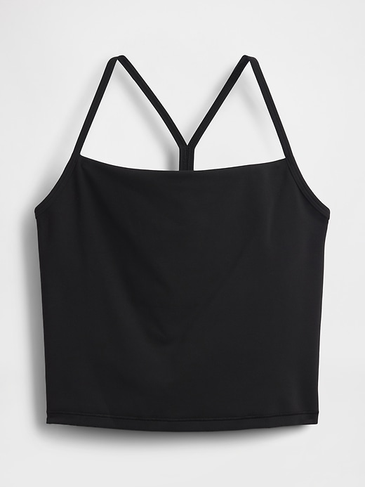 L'image numéro 5 présente Camisole courte lisse à dos nageur GapFit