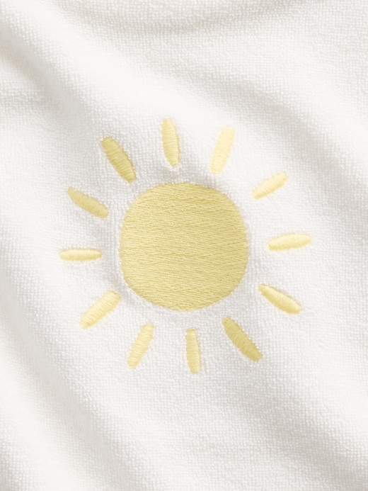 L'image numéro 3 présente Une-pièce court en jersey bouclette pour Bébé