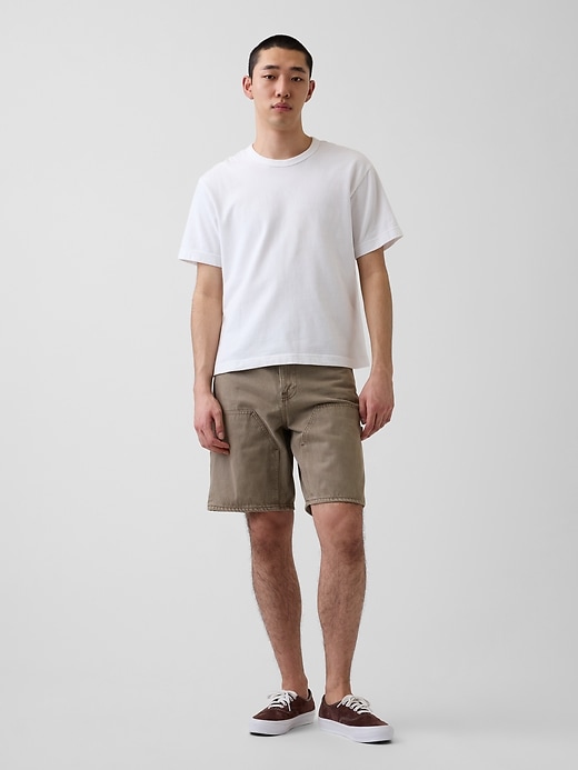 Image number 6 showing, 9" Loose Denim Carpenter Shorts