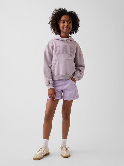 Image number 1 showing, Kids Denim Midi Shorts