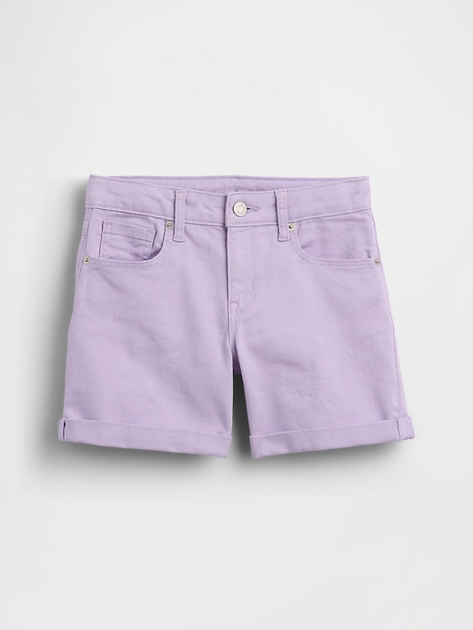 Image number 2 showing, Kids Denim Midi Shorts