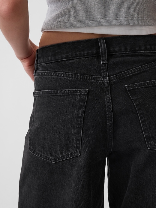 Image number 6 showing, 11" Mid Rise Longline Denim Shorts