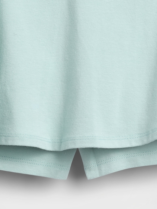 L'image numéro 4 présente Jupe-short à taille repliable pour Enfant