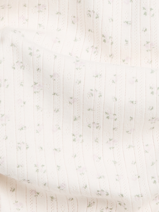 Image number 4 showing, Pointelle Crewneck T-Shirt