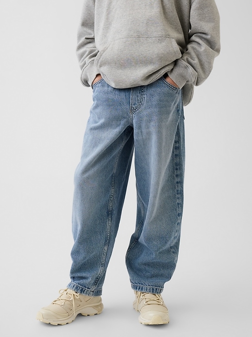 Image number 3 showing, Kids UltraSoft Easy Baggy Taper Jeans