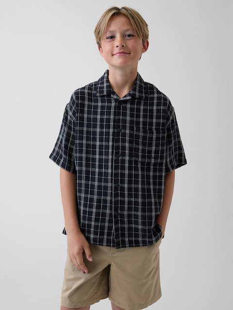CHEMISE EN GAZE DE COTON POUR ENFANT