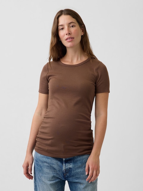 Maternity Modern Crewneck T-Shirt