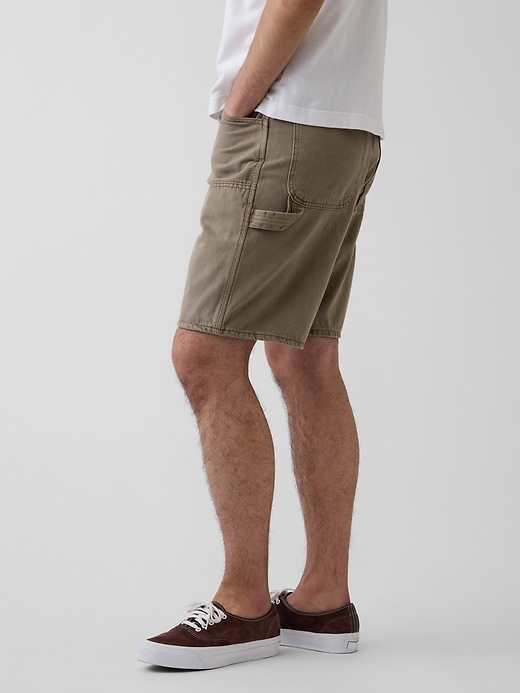 Image number 3 showing, 9" Loose Denim Carpenter Shorts