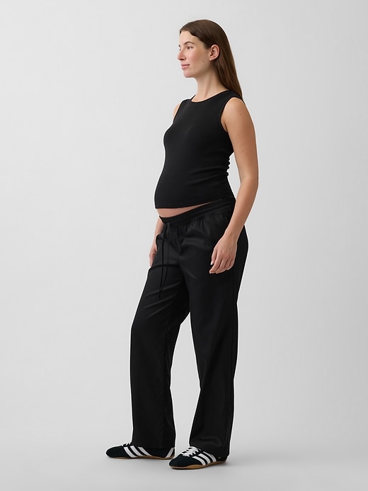 Image number 1 showing, Maternity Under Belly Twill Pants