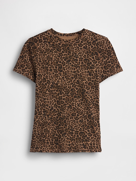 L'image numéro 5 présente T-shirt moulant en jersey