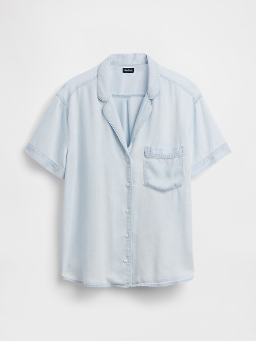 Image number 4 showing, Poplin PJ Shirt