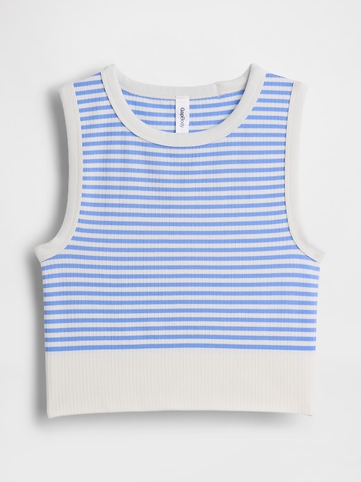 Image number 5 showing, Seamless Rib Crop Tank Top
