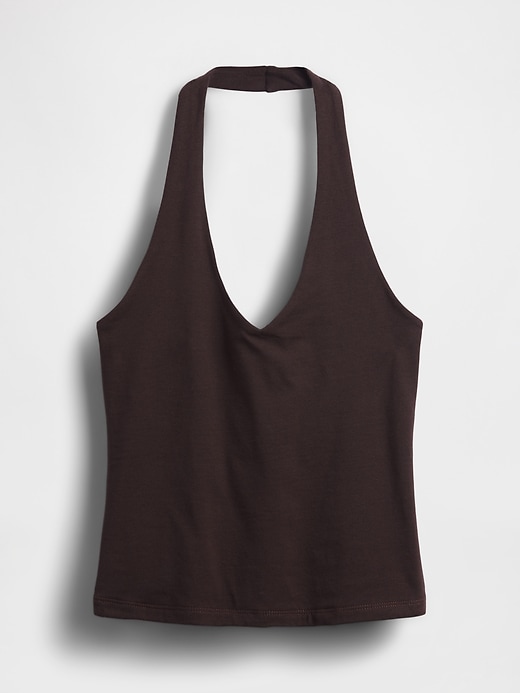 L'image numéro 4 présente Haut court bain de soleil moulant