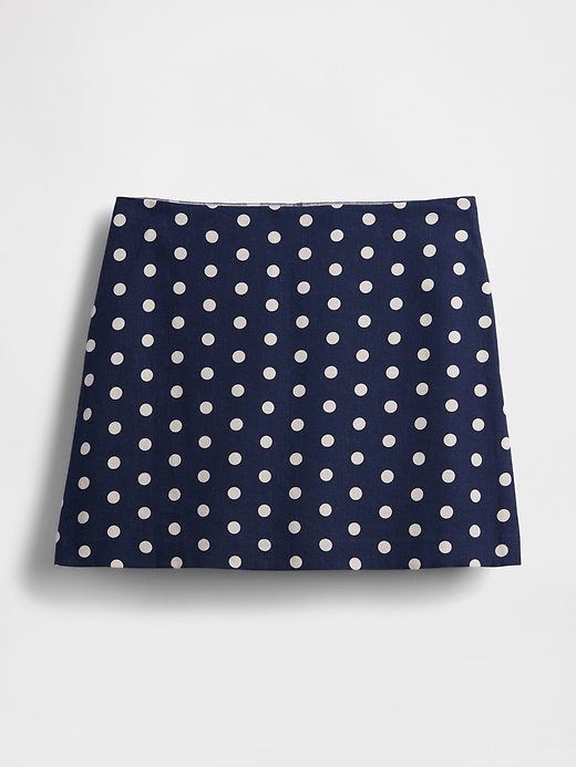 Image number 6 showing, Linen-Blend Mini Skort