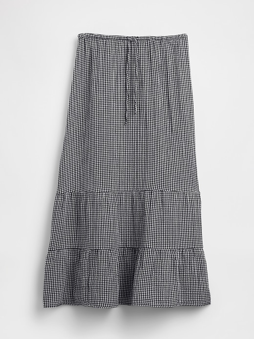 Image number 5 showing, Cotton Gauze Easy Tiered Maxi Skirt