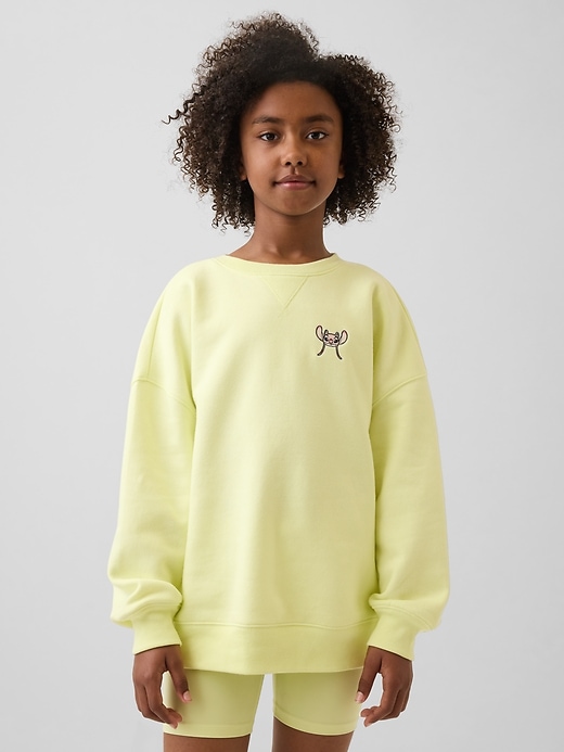 Image number 1 showing, Gap × Disney Kids VintageSoft Oversized Sweatshirt