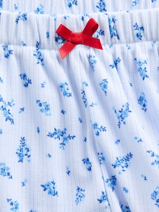 Image number 3 showing, Kids Recycled Rib PJ Shorts