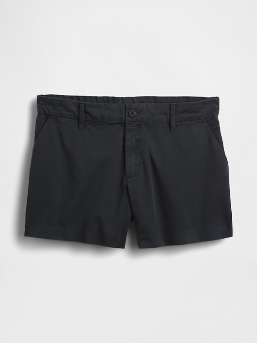 L'image numéro 5 présente Short kaki à taille mi-basse