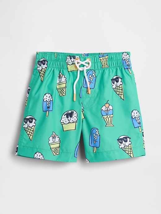 Image number 1 showing, Baby & Toddler Recycled Swim Trunks