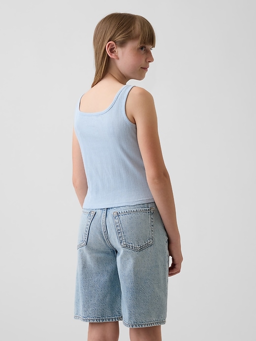 L'image numéro 3 présente Camisole en tricot pointelle pour Enfant