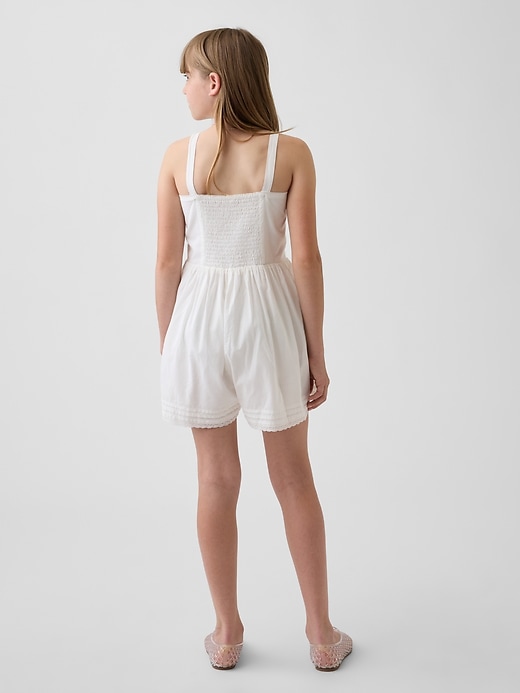 Image number 3 showing, Kids Lace-Trim Romper