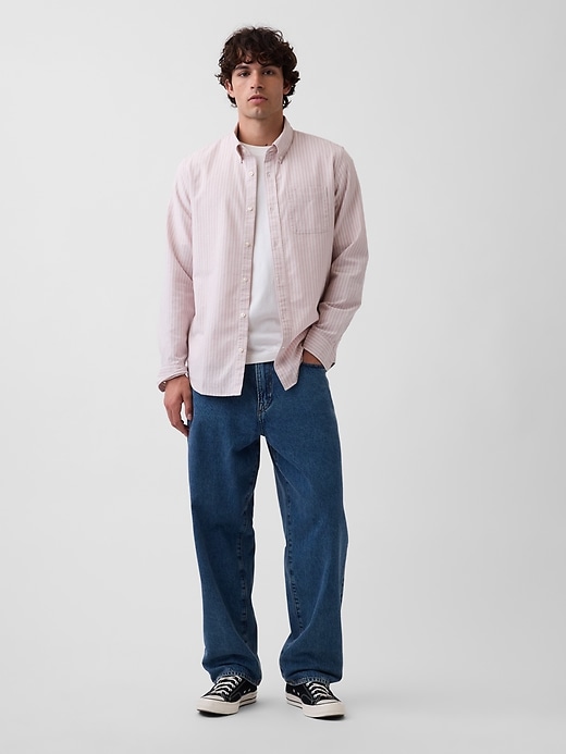L'image numéro 2 présente Chemise oxford à carreaux