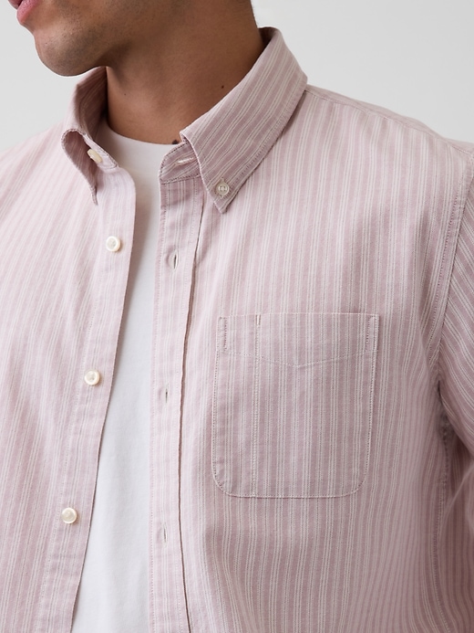 L'image numéro 4 présente Chemise oxford à carreaux