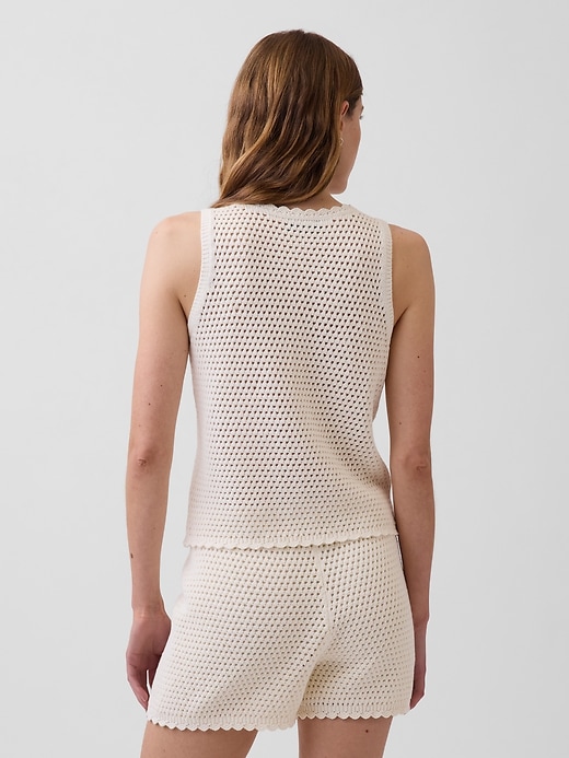 L'image numéro 3 présente Camisole crochetée