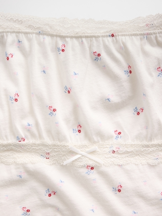 L'image numéro 4 présente Haut à manches bouffantes bordure en dentelle pour Enfant