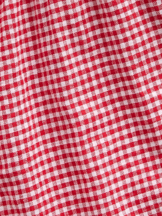 Image number 6 showing, Kids Linen-Cotton Gingham Easy Shorts