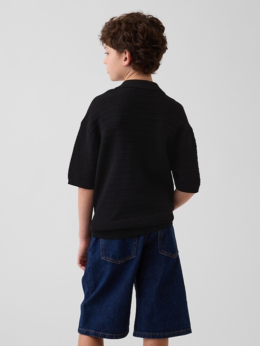 Image number 3 showing, Kids Relaxed Polo Sweater Shirt