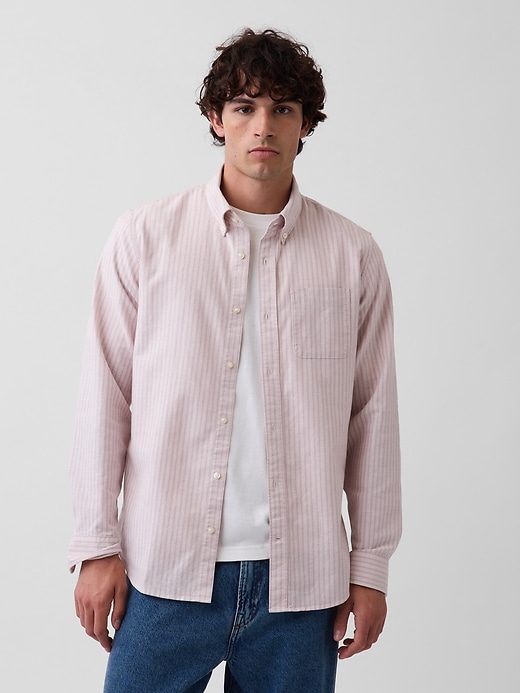 L'image numéro 1 présente Chemise oxford à carreaux