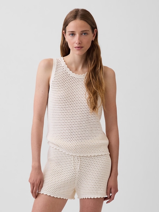 L'image numéro 1 présente Camisole crochetée