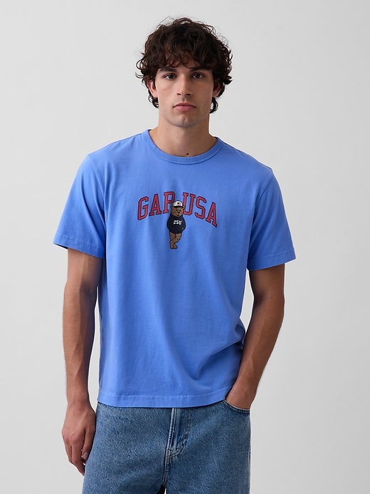 Image number 1 showing, Relaxed Branan Bear Logo T-Shirt