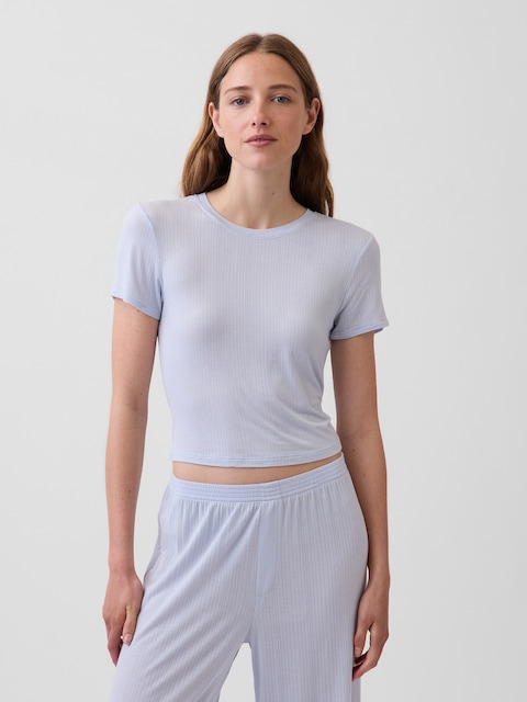 SoftMade Modal Rib PJ T-Shirt
