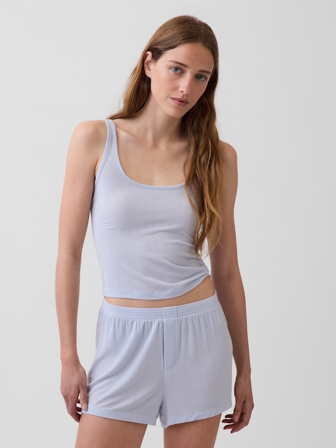 SoftMade Modal Rib PJ Tank Top
