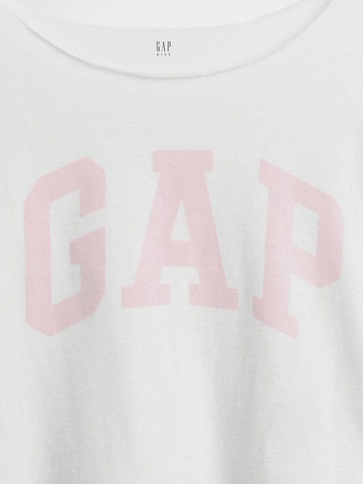 Image number 4 showing, Kids Oversized Wide-Neck T-Shirt