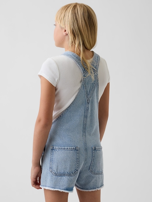Image number 4 showing, Kids Denim Loose Shortalls