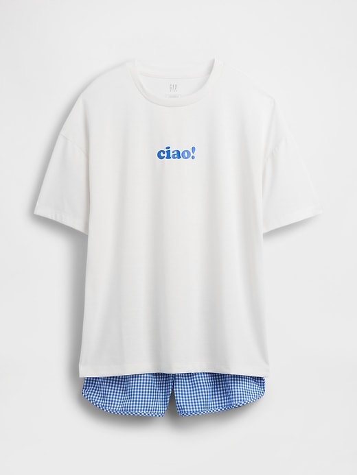 Image number 2 showing, Kids Recycled PJ Short Set