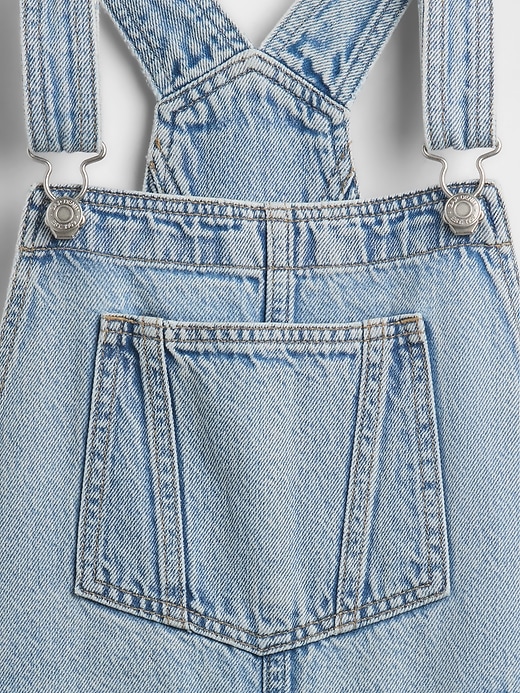 Image number 5 showing, Kids Denim Loose Shortalls