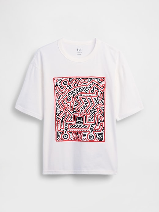 Image number 5 showing, Keith Haring Oversized Graphic T-Shirt